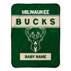 Именное детское одеяло Milwaukee Bucks 30 x 40 Baby
