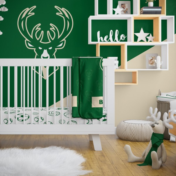 Именное детское одеяло Milwaukee Bucks 30 x 40 Baby