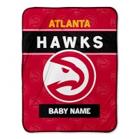 Именное детское одеяло Atlanta Hawks 30 x 40 Baby
