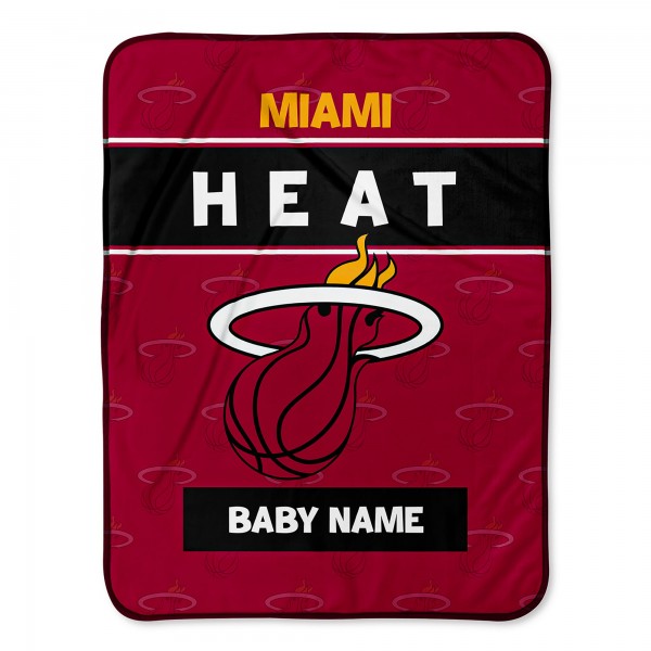 Именное детское одеяло Miami Heat 30 x 40 Baby