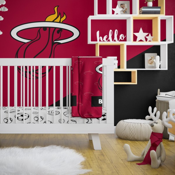 Именное детское одеяло Miami Heat 30 x 40 Baby