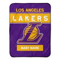 Именное детское одеяло Los Angeles Lakers 30 x 40 Baby