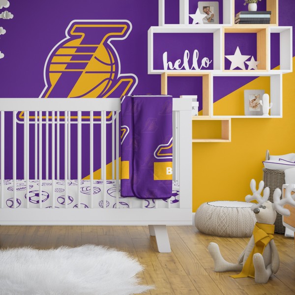 Именное детское одеяло Los Angeles Lakers 30 x 40 Baby