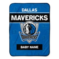 Именное детское одеяло Dallas Mavericks 30 x 40 Baby