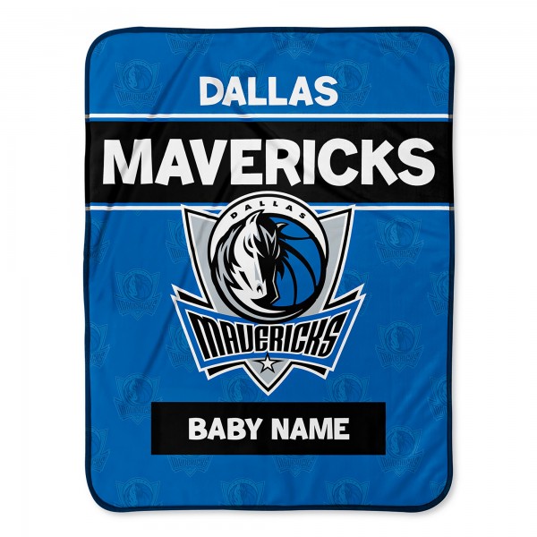 Именное детское одеяло Dallas Mavericks 30 x 40 Baby
