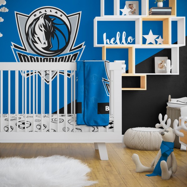 Именное детское одеяло Dallas Mavericks 30 x 40 Baby
