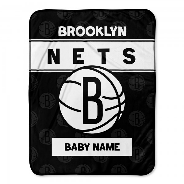 Именное детское одеяло Brooklyn Nets 30 x 40 Baby