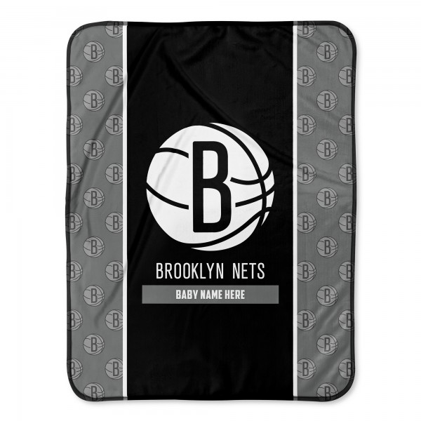 Именное детское одеяло Brooklyn Nets 30 x 40 Baby
