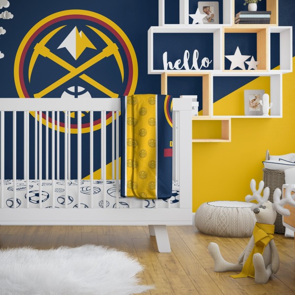 Именное детское одеяло Denver Nuggets 30 x 40 Baby