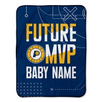 Indiana Pacers 30 x 40 Personalized Baby Blanket