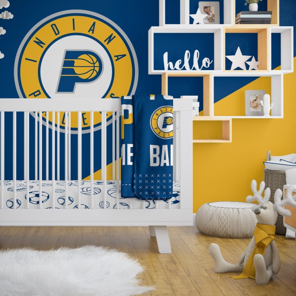 Indiana Pacers 30 x 40 Personalized Baby Blanket