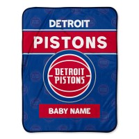 Именное детское одеяло Detroit Pistons 30 x 40 Baby