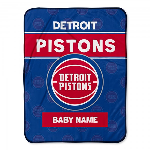 Именное детское одеяло Detroit Pistons 30 x 40 Baby