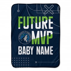 Именное детское одеяло Minnesota Timberwolves 30 x 40 Baby