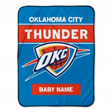 Именное детское одеяло Oklahoma City Thunder 30 x 40 Baby