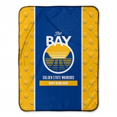 Именное детское одеяло Golden State Warriors 30 x 40 Baby