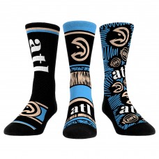 Три пары носков Atlanta Hawks Rock Em Unisex 2023/24 City Edition