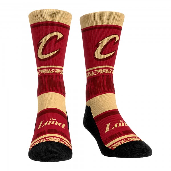 Три пары носков Cleveland Cavaliers Rock Em Unisex 2023/24 City Edition