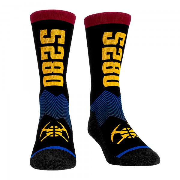 Три пары носков Denver Nuggets Rock Em Unisex 2023/24 City Edition
