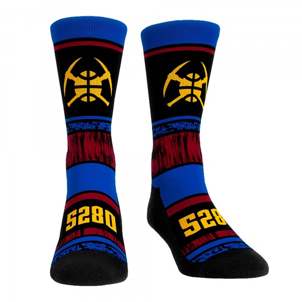 Три пары носков Denver Nuggets Rock Em Unisex 2023/24 City Edition