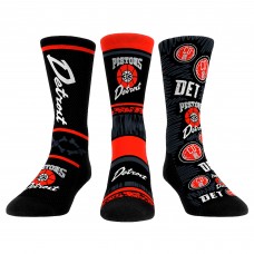 Три пары носков Detroit Pistons Rock Em Unisex 2023/24 City Edition
