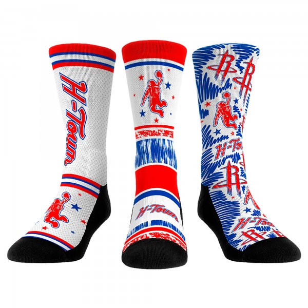 Три пары носков Houston Rockets Rock Em Unisex 2023/24 City Edition