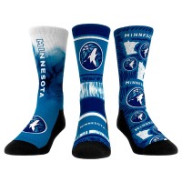 Три пары носков Minnesota Timberwolves Rock Em Unisex 2023/24 City Edition