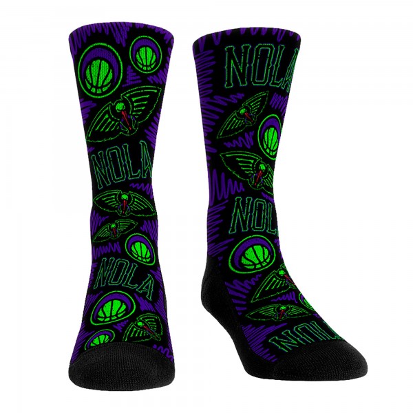 Три пары носков New Orleans Pelicans Rock Em Unisex 2023/24 City Edition