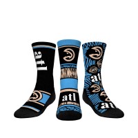 Три пары носков Atlanta Hawks Rock Em Socks Youth 2023/24 City Edition