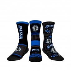 Три пары носков Dallas Mavericks Rock Em Socks Youth 2023/24 City Edition