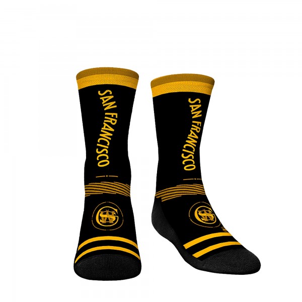 Три пары носков Golden State Warriors Rock Em Socks Youth 2023/24 City Edition