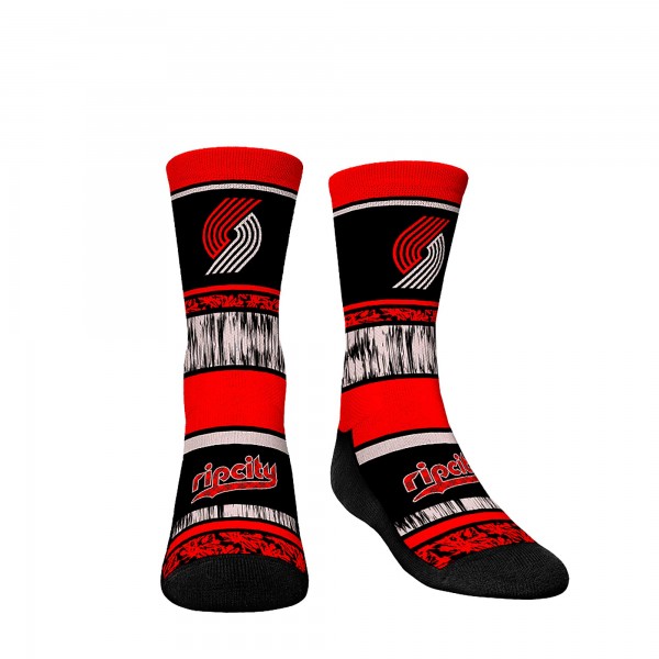 Три пары носков Portland Trail Blazers Rock Em Youth 2023/24 City Edition