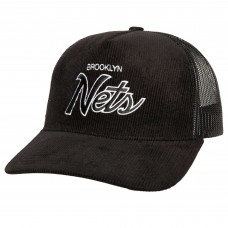Бейсболка Brooklyn Nets Mitchell & Ness Times Up Classic Script Cord - Black