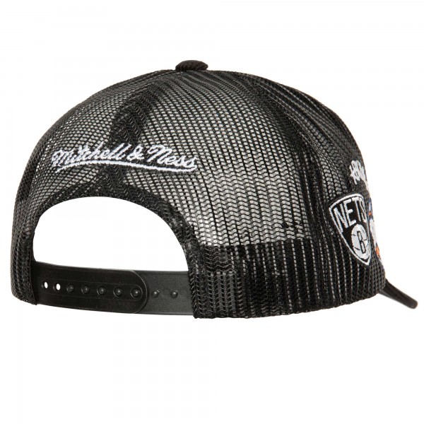 Бейсболка Brooklyn Nets Mitchell & Ness Times Up Classic Script Cord - Black