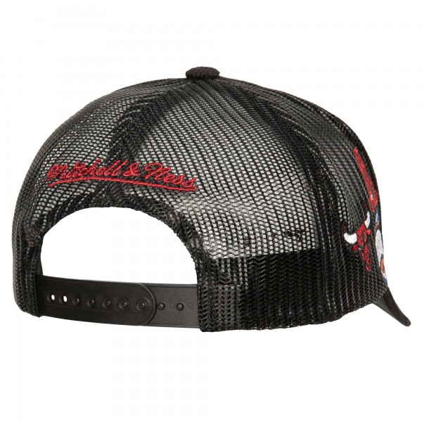 Бейсболка Chicago Bulls Mitchell & Ness Times Up Classic Script Cord - Black