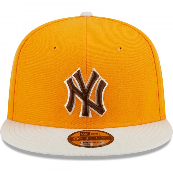 Бейсболка New York Yankees New Era Gold Tiramisu 9FIFTY Snapback