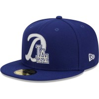 Бейсболка Los Angeles Dodgers New Era Royal Duo Logo 59FIFTY