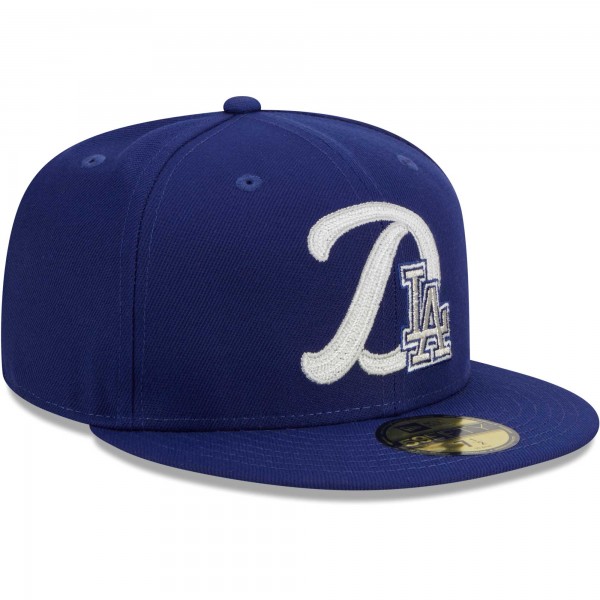 Бейсболка Los Angeles Dodgers New Era Royal Duo Logo 59FIFTY