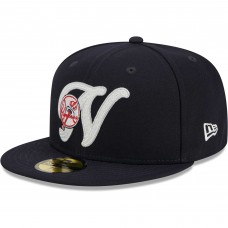 Бейсболка New York Yankees New Era Navy Duo Logo 59FIFTY