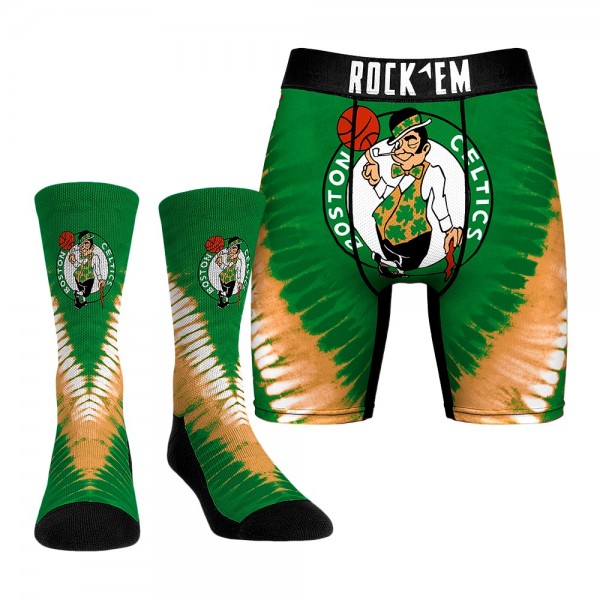 Носки Носки и трусы Boston Celtics Rock Em Tie Dye