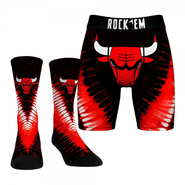 Носки и трусы Chicago Bulls Rock Em Tie Dye