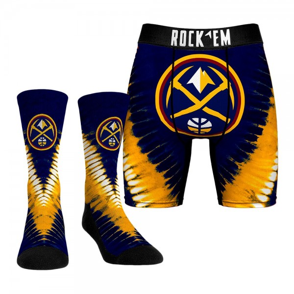 Носки и трусы Denver Nuggets Rock Em Tie Dye