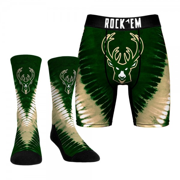 Носки и трусы Milwaukee Bucks Rock Em Tie Dye