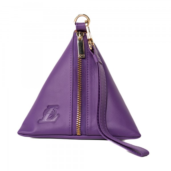 Los Angeles Lakers Lusso Rhea Dumpling Wristlet