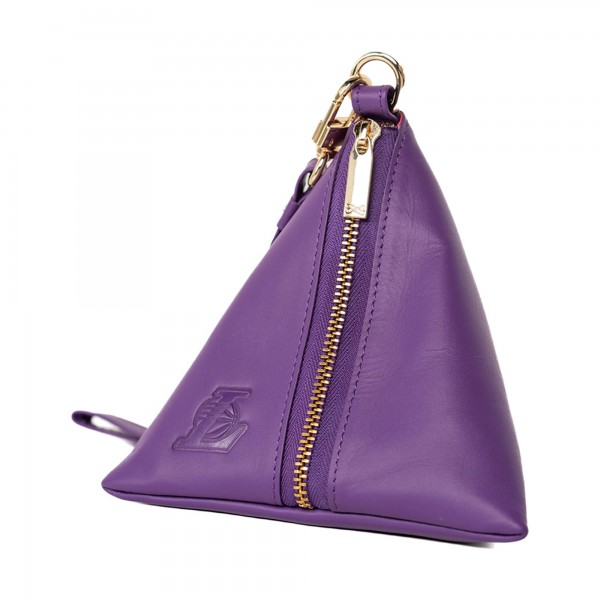 Los Angeles Lakers Lusso Rhea Dumpling Wristlet