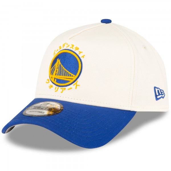 Бейсболка Golden State Warriors New Era x Hyperfly Katakana Collection White/Royal A-Frame 9FORTY
