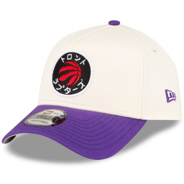 Бейсболка Toronto Raptors New Era x Hyperfly Katakana Collection White/Purple A-Frame 9FORTY
