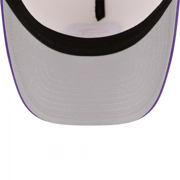 Бейсболка Toronto Raptors New Era x Hyperfly Katakana Collection White/Purple A-Frame 9FORTY