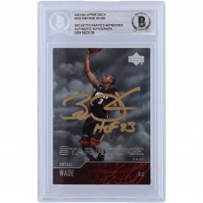 Dwyane Wade Miami Heat Autographed 2003-04 Upper Deck Series 2 #305 Beckett Fanatics Witnessed Authenticated Rookie Card with HOF 23 Inscription