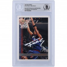 Tracy McGrady Toronto Raptors Autographed 1997-98 Topps Series 1 #125 Beckett Fanatics Witnessed Authenticated Rookie Card